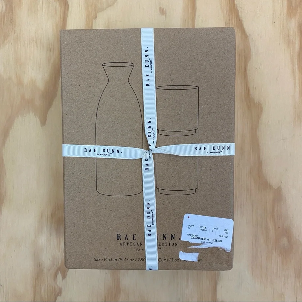 Rae Dunn Ceramic Sake Set